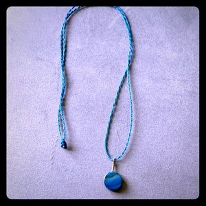 Blue stone necklace
